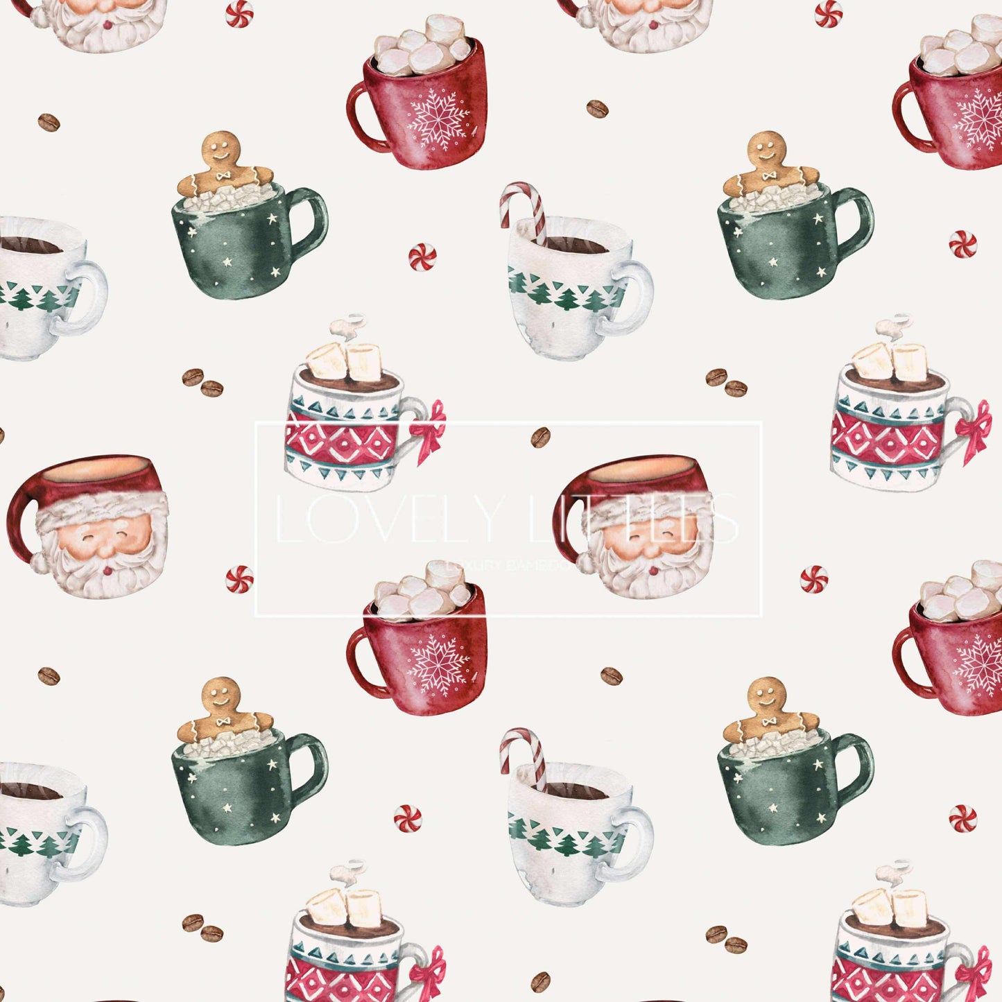 Christmas Coffee Quilted Blanket