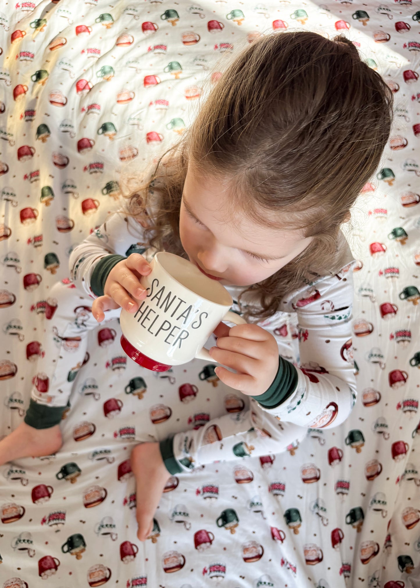 Christmas Coffee Quilted Blanket